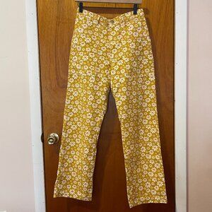 Big Bud Press Limited Edition Mustard Daisy Work Pants